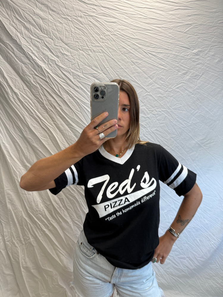 Vintage Ted's Pizza Ringer Tee