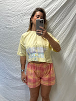 Handmade Cotton Plaid Short Sample