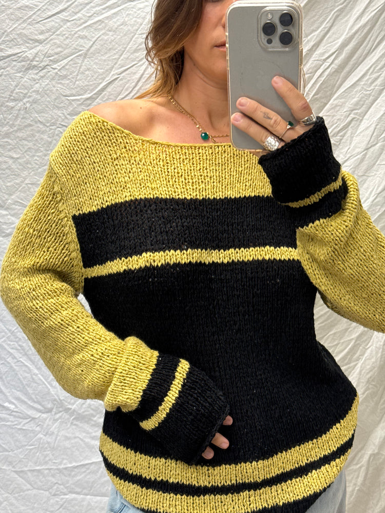 90's Knit Slouch Sweater