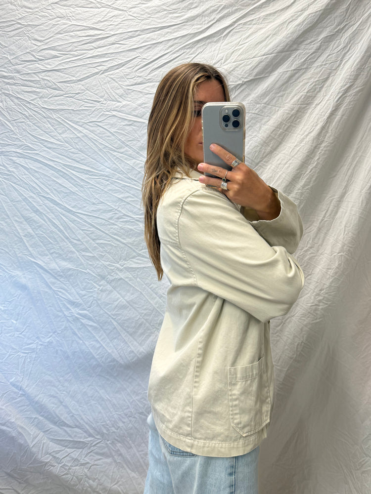 Y2K Khaki Cotton Jacket