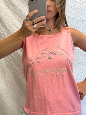Vintage Clearwater Beach Single Stitch Tank