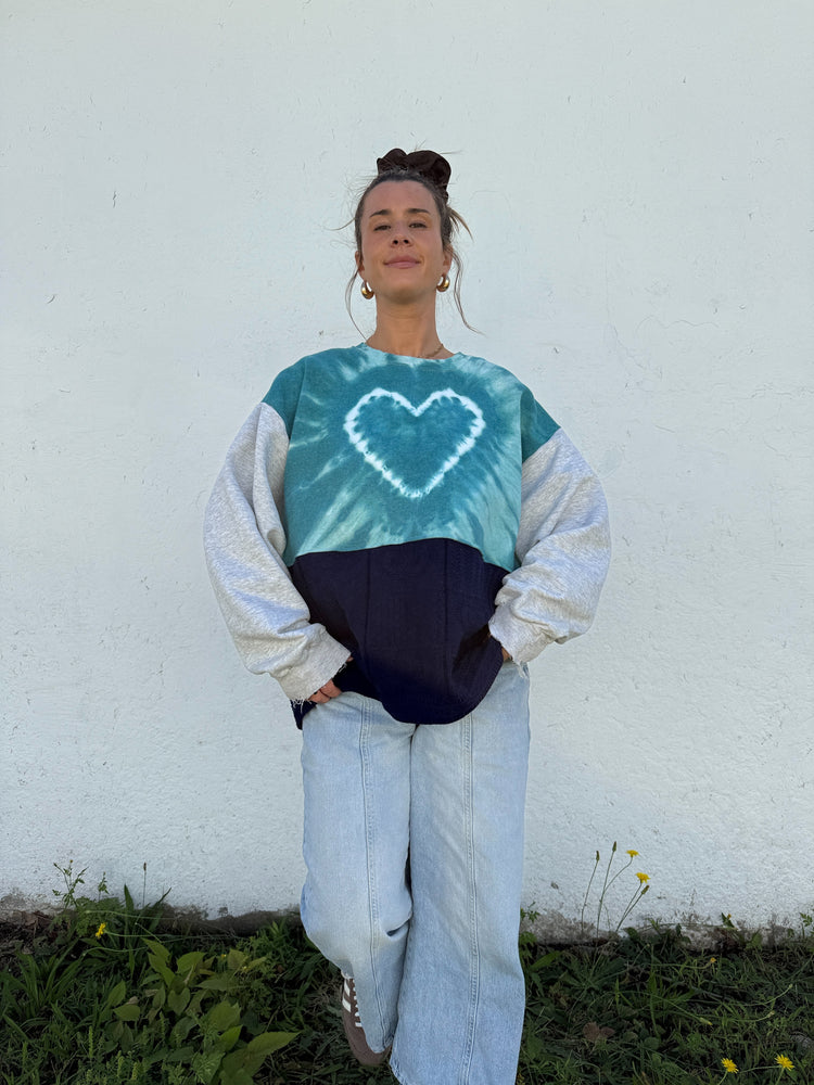 Mismatch Sweatshirt - Luv Knit