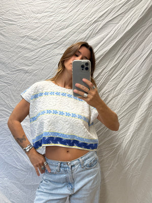 Handmade Towel Top - Daisy Chains