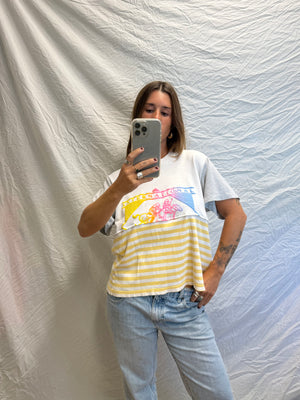 Mismatch Top - Jockey Stripe