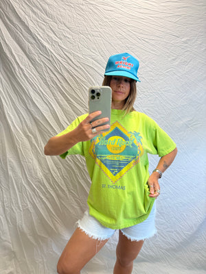Vintage Lime Hard Rock Tee