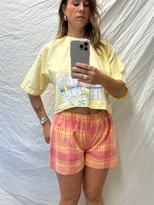 Handmade Cotton Plaid Short Sample