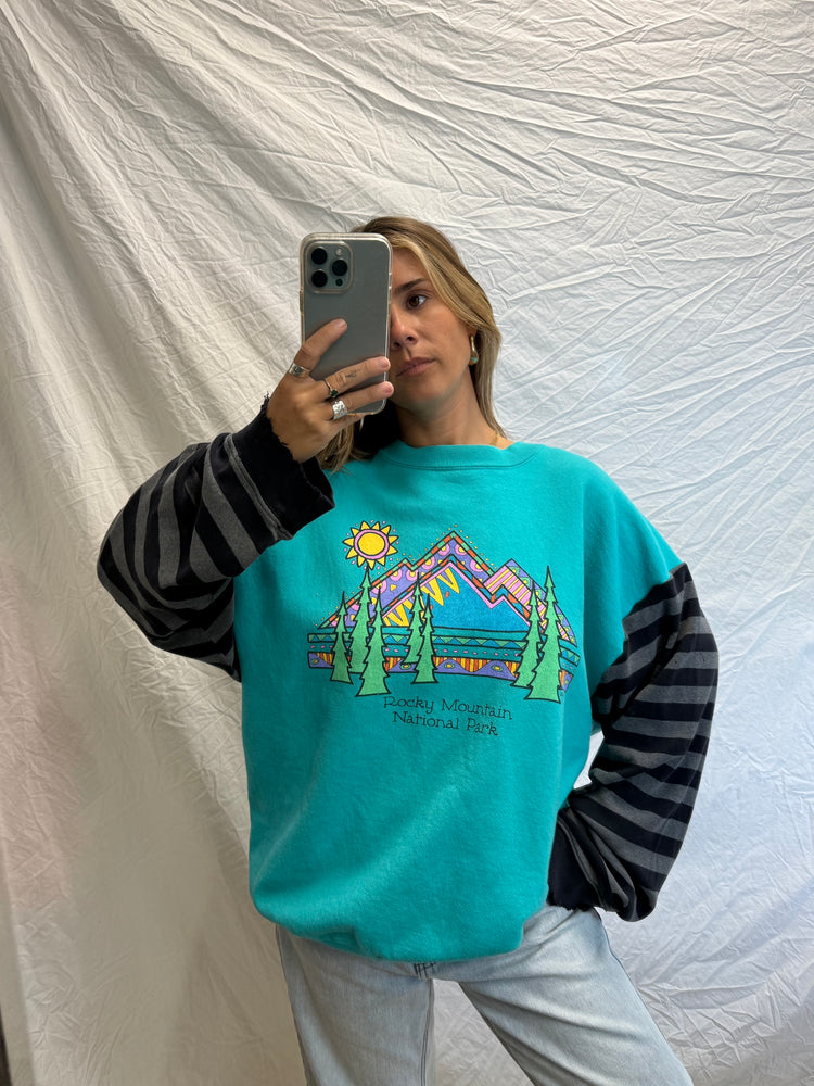 Reworked Mismatch Crewneck - XL
