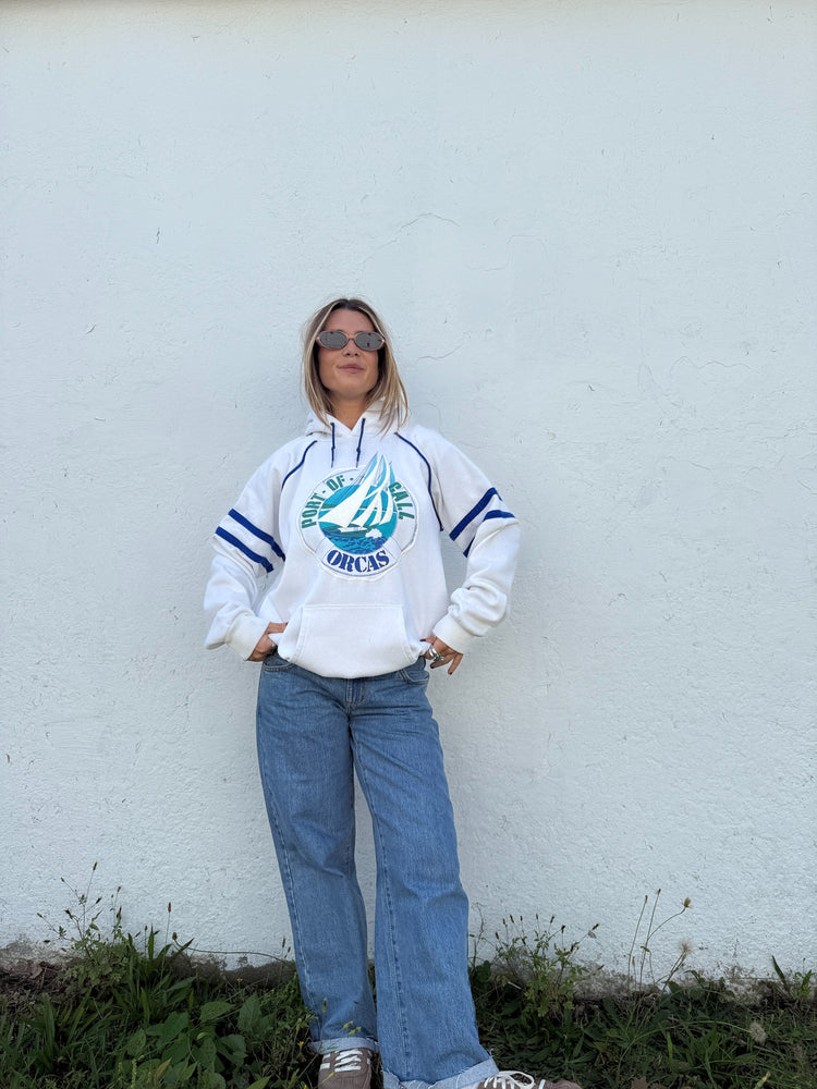 Vtg Orcas Calling Hoodie