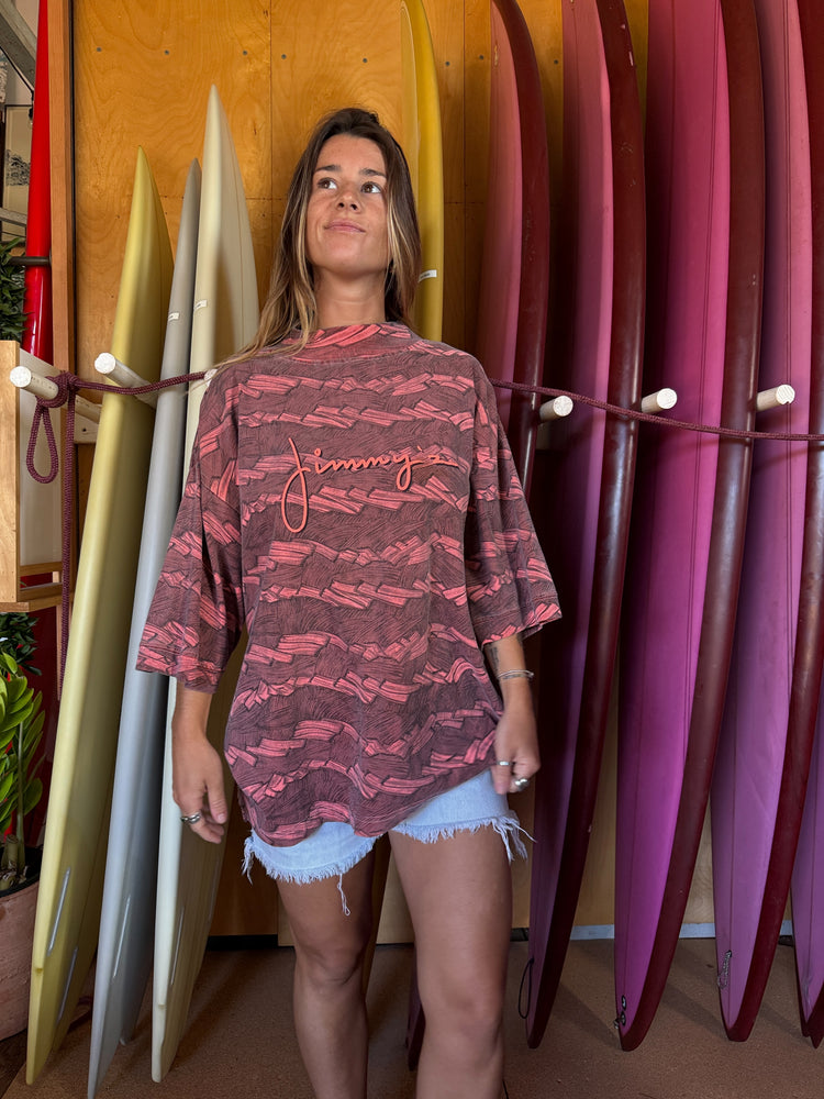 Vintage Jimmy Z Coral Mockneck