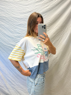 Mismatch Top - Barefoot Elegance