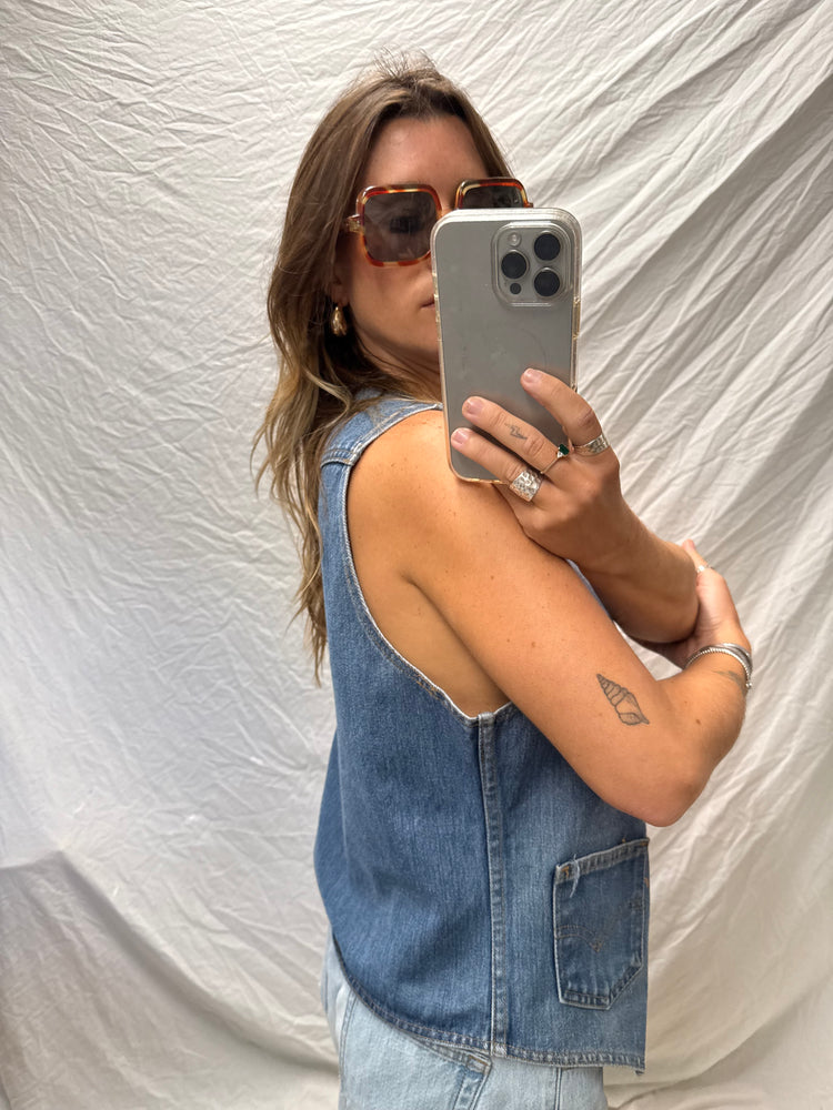 The Perfect Vtg Denim Vest
