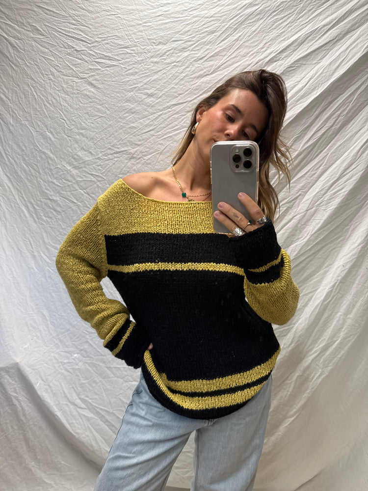 90's Knit Slouch Sweater