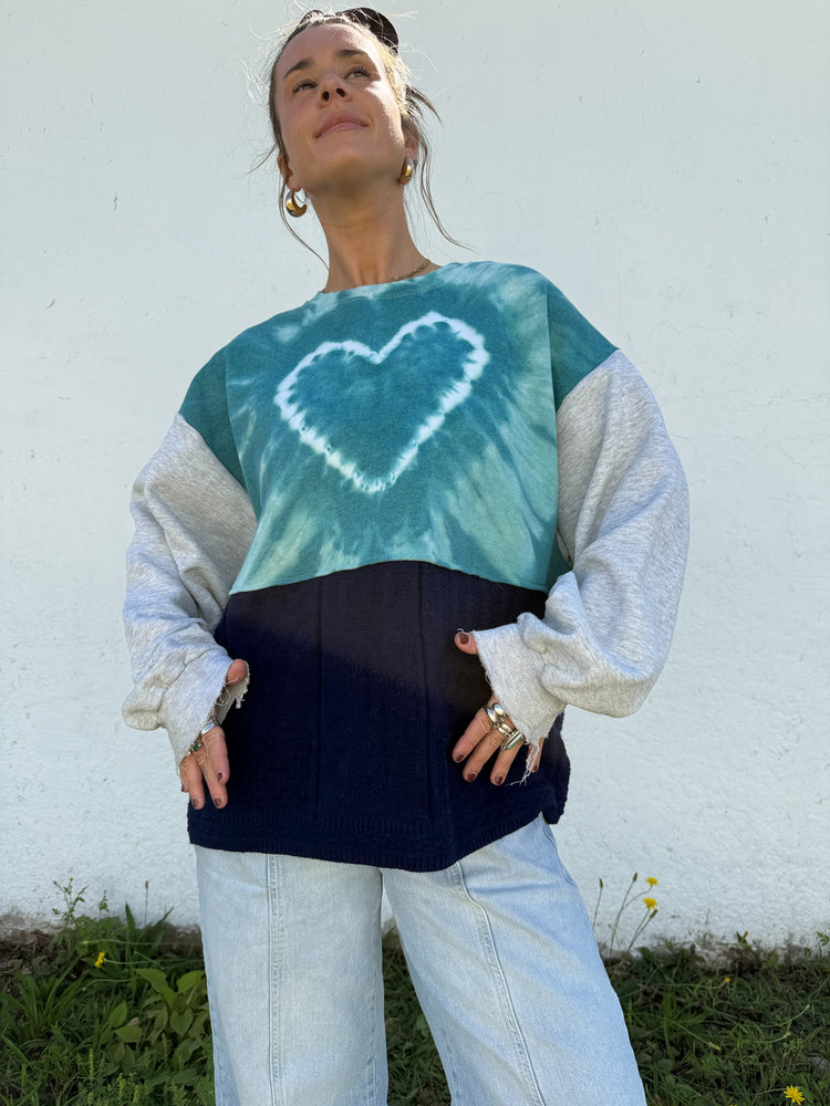 Mismatch Sweatshirt - Luv Knit