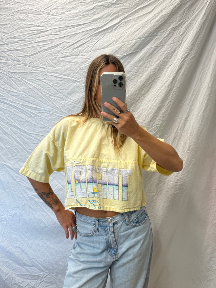 80's Trendi Club Beachy Crop