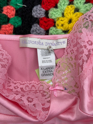 Y2K Pinky Lace Cami