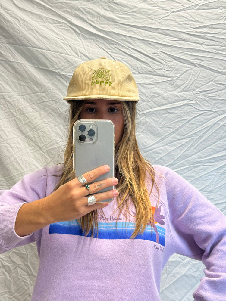 Peppy Cord Hat - Caramel