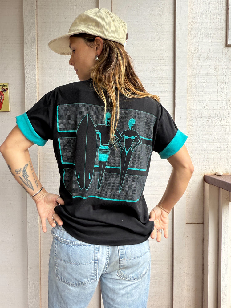 Vintage OP Surf Couple Single Stitch Tee