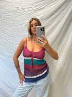 Y2K Crochet Cami Top
