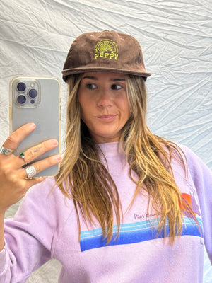 Peppy Cord Hat - Mocha