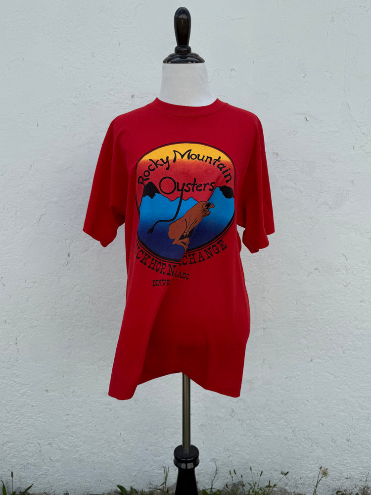 Rocky Mountain Oysters - Single Stitch Tee