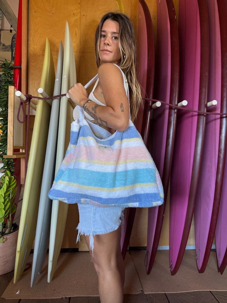 Handmade Towel Bag - Pastel Terry