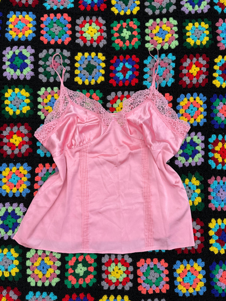 Y2K Pinky Lace Cami