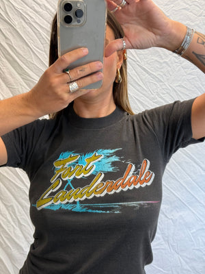 80's Fort Lauderdale Baby Tee