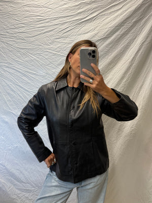Vintage Onyx Leather Jacket
