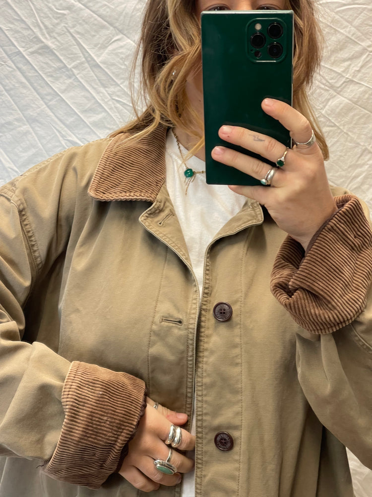 Corduroy + Canvas Chore Coat