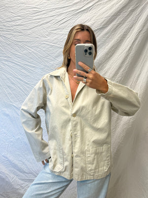 Y2K Khaki Cotton Jacket
