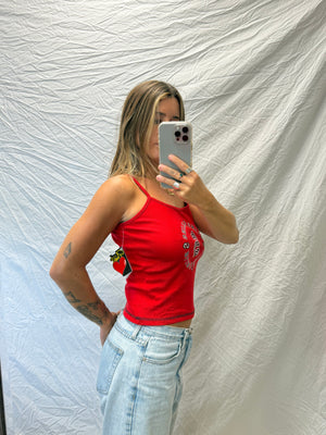 Y2K Deadstock Bling Bling Cami
