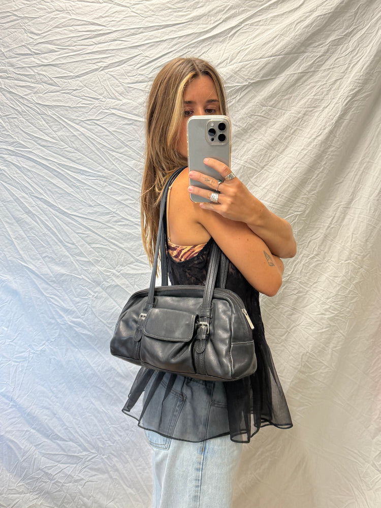 90's Leather Shoulder Bag