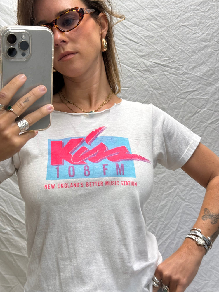 1985 Kiss FM Paper Thin Tee
