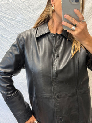 Vintage Onyx Leather Jacket