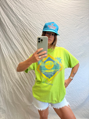 Vintage Lime Hard Rock Tee