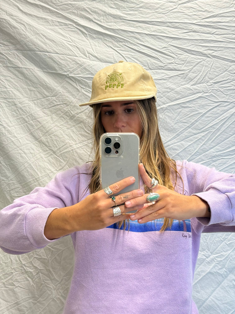 Peppy Cord Hat - Caramel