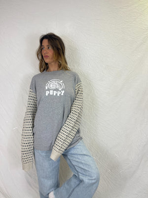 Reworked Peppy Shell Sweater Tee