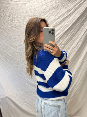 80's Stripe Knit Sweater