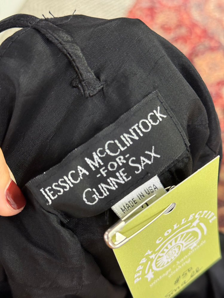 Gunne Sax Mini Satin Bubble Dress