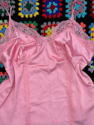 Y2K Pinky Lace Cami