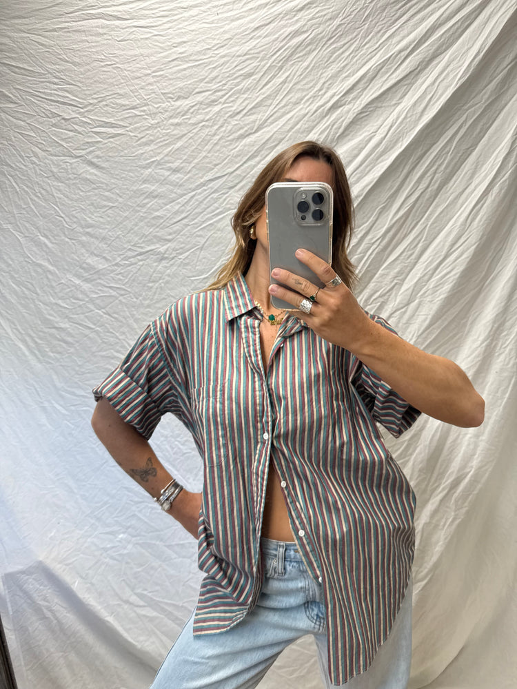 80's Italian Summer Button Down