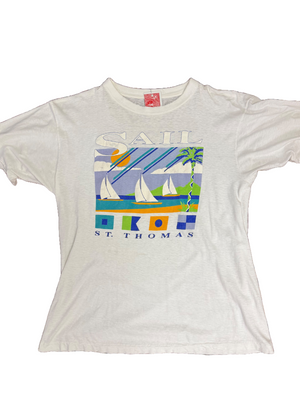 80's Sail St. Thomas Paper Thin Tee