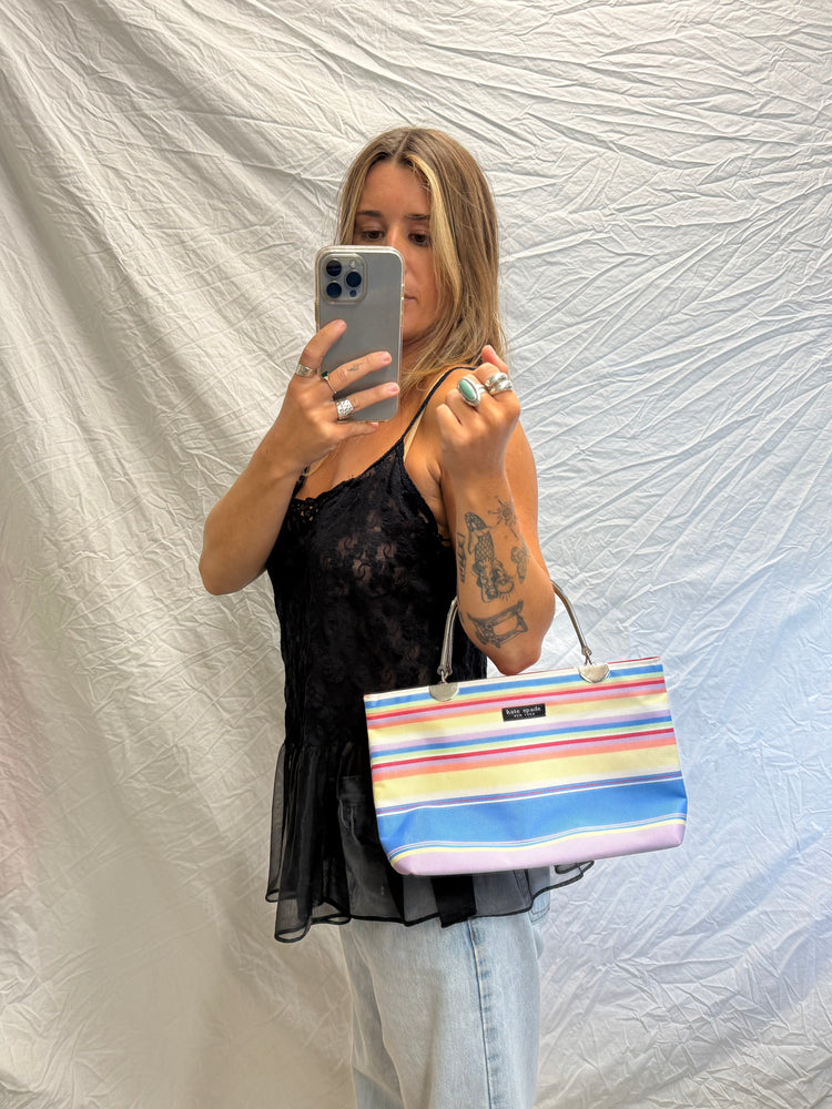 Pastel Stripe Kate Spade Bag