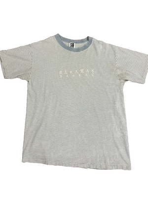 Vtg Bahamas Stripe Single Stitch Tee