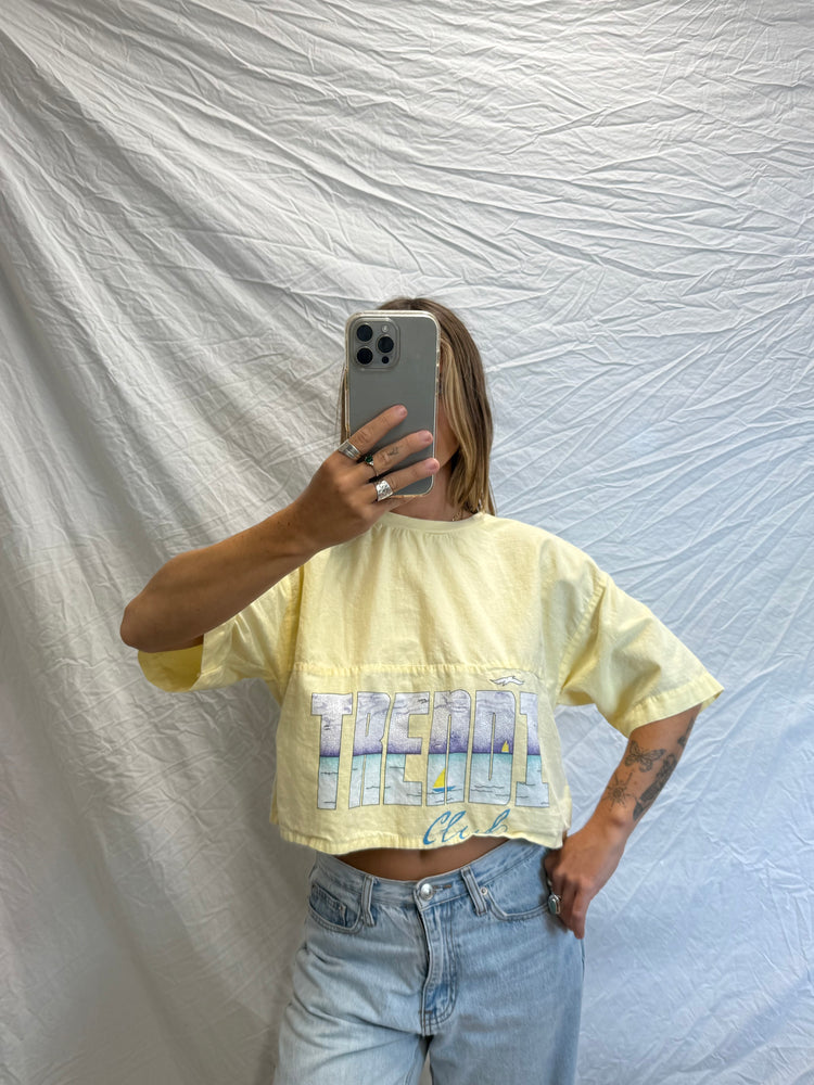 80's Trendi Club Beachy Crop