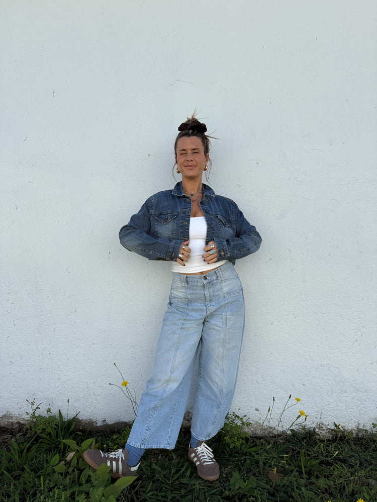 Y2K Crop Denim Jacket