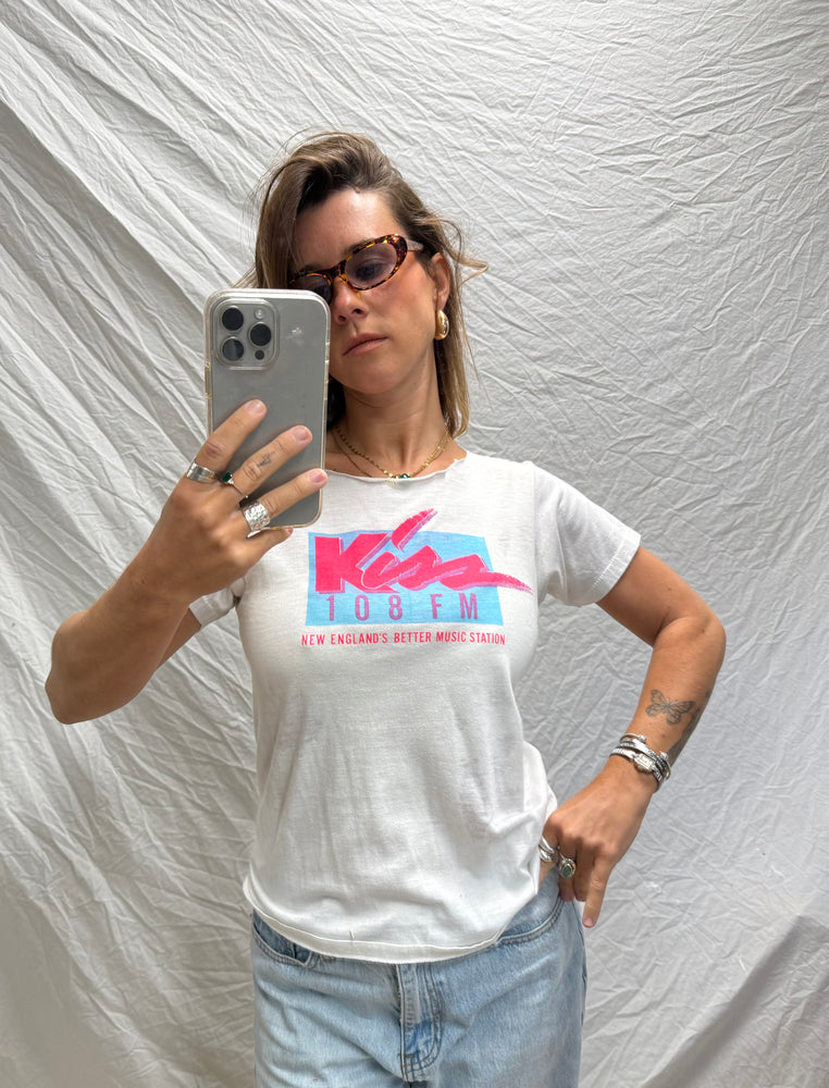 1985 Kiss FM Paper Thin Tee