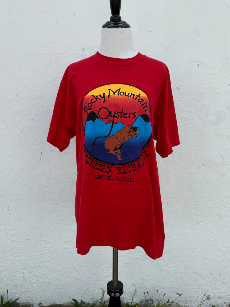 Rocky Mountain Oysters - Single Stitch Tee