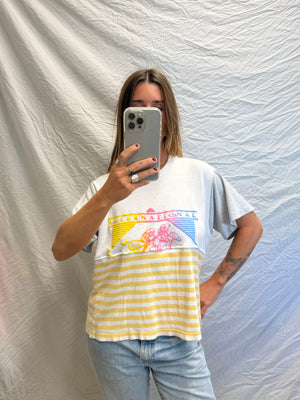 Mismatch Top - Jockey Stripe