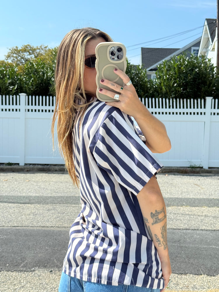 Vtg Canteen Pinstripe Workwear